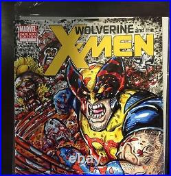BERSERKER RAGE WOLVERINE X-MEN SKETCH COVER ORIGINAL ART Chris McJunkin MAGNETO