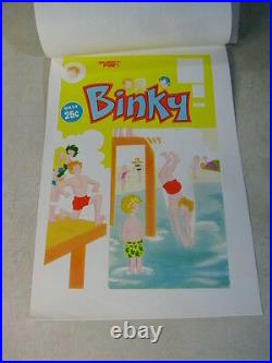 BINKY #80 original cover art color separation DC 1970'S FRANK DEMME