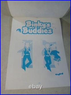 BINKYS BUDDIES #12 original cover art color separation DC 1970 AWESOME