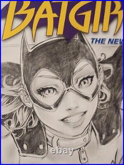 Batgirl Original Sketch Cover Art by Alfred Trujillo