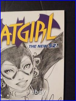 Batgirl Original Sketch Cover Art by Alfred Trujillo