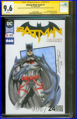 Batman 1 CGC SS 9.6 DeCarlo Thomas Wayne Flashpoint Original art sketch 18