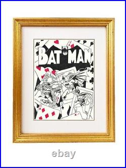 Batman #11 Comic Book Cover Recreation Original Art Framed