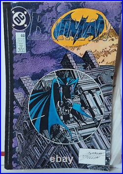 Batman 440 Original Color Production Art Signed Cover George Perez 1989