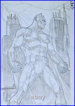 Batman Ben Affleck Joe Bennett Original Art Page Dr Pepper Online Comic