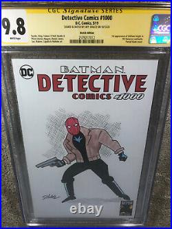 Batman Detective Comics 1000 CGC SS 9.8 Red Hood Original art sketch 5/19