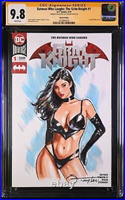 Batman Who Laughs The Grim Knight #1 Cgc Ss 9.8 Catwoman Original Art Sketch DC