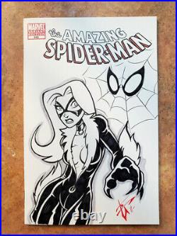 Benjamin Glendenning Spider-Man #648 Comic Black Cat Original Art Sketch Cover