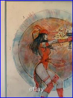 Bill Sienkiewicz Original Artwork Elektra Assassin