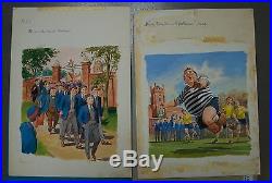 Billy Bunter Original Artwork For Book Cover'bb And The School Rebellion