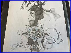 Black Bat #1 Phantom Variant Cover by Jonathan Lau Original Cover Art 2013