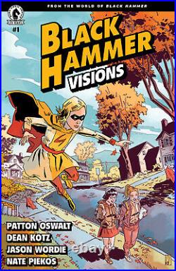 Black Hammer Visions #1 Cover Original Comic Art Dean Kotz Golden Gail