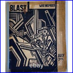 Blast No. 2 July, 1915 (original) By Wyndham Lewis Soft cover. JOHN LANE, 1915