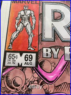 Bob Layton ROM #69 Cover Recreation Original Comic Art Commission, Signed 1/1