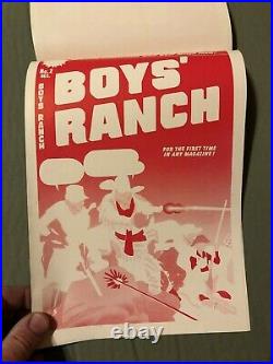 Boys Ranch #2 COVER ART original RARE 7 PAGE COVER PROOF 1950 SIMON and KIRBY
