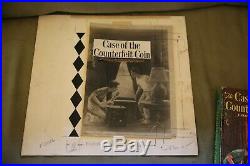 Brains Benton WHITMAN ORIGINAL COVER ART Case of the Counterfeit Coin