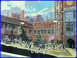 Brian Cook Signed Original Painting Batsford Book Cover Eton College 1938 School