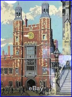 Brian Cook Signed Original Painting Batsford Book Cover Eton College 1938 School