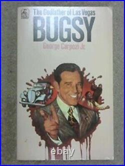 Bugsy The Godfather of Las Vegas original art vtg book cover illustration'76