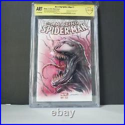 CBCS ART Amazi Spider-Man #1 Original Venom sketch art by Gorkem Demir With Sig