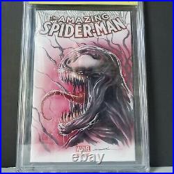 CBCS ART Amazi Spider-Man #1 Original Venom sketch art by Gorkem Demir With Sig