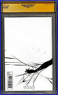CGC 9.8 SS JAE LEE Amazing Spider-Man Sketch Cover wrap around Original art WP