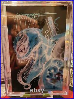 CGC 9.9! Custom Original Art Venom Cover Gorkem Demir #1 Awesome Sketch