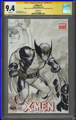 CGC SS Wolverine Original Art by Meghan Hetrick X-men sketch cover