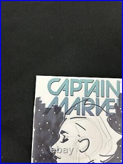 Captain Marvel #1 Adam Hughes Original Art Sketch! Beautiful 2016 Convention