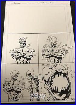 Carnage #4 110 Variant Original Cover Art by Tom Raney! Dead-pool