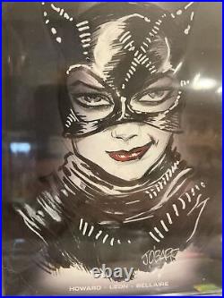 Catwoman # 39 JAMES O'BARR ORIGINAL Sketch Art CBCS Signed THE CROW