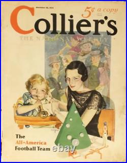 Cecil Calvert Beall Original COLLIER'S MAGAZINE COVER PAINTING 12/26/1931