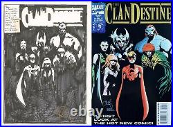 ClanDestine Preview #1 Alan Davis Signed Original Cover Art Prelim Marvel Comics