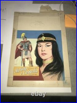 Cleopatra Sexy Mistress Cheesecake Published Watercolor Cover Original art 1960