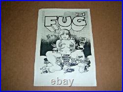 Comic Production Art Cover Print Robert Crumb Fug No 1 Glossy Black & White 8x12
