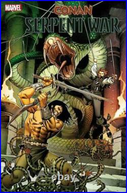 Conan Serpent War 2 original Marvel Comics COVER ART by CARLOS PACHECO
