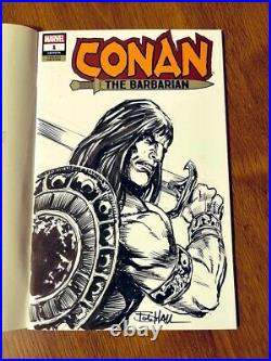 Conan The Barbarian Original Art Sketch Cover Bob Hall Nycc 2021