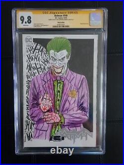 DC BATMAN #100 CGC 9.8 SS? Joker ORIGINAL ART SKETCH, LOW POP COUNT