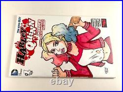 DC Harley Quinn Invades SDCC (2014) #1 Adrian Ropp Original Art Sketch Cover NM