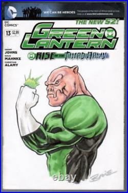 DC Sketch Cover GREEN LANTERN Rise Third Army KILOWOG Original Art DAMON BOWIE