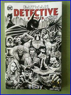 DETECTIVE COMICS #1000 Sketch Cover Original Comic Art Batman & Rogues