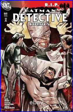 DETECTIVE COMICS #849 Original Published Art Cover by Dustin Nguyen BATMAN HUSH