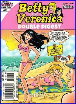 Dan Parent Signed 2013 Betty & Veronica In Bikinis Original Cover Art