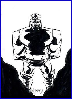 Darkseid by Michael Avon Oeming Original Art 9x12