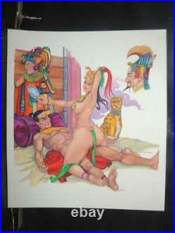 Delmonico's Erotika # 88 Sexy Pin Up Girl Original Mexican Cover Art