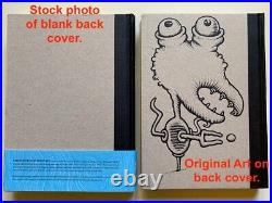 Denis Kitchen Original Comic Art Back Cover Chipboard Sketchbook HC Signed
