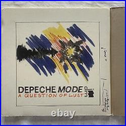 Depeche Mode Original albulm Cover Art MockUp A Question Of Lust Ultra RARE