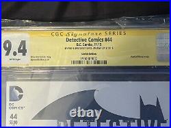 Detective Comics #44 sketch cover CHRIS UMINGA ORIGINAL Sketch Art CGC 9.4