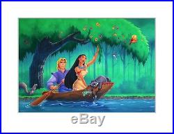 Disney's Pocahontas original painting for puzzle & package cover
