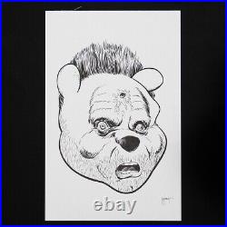 Do You Pooh Horrific Original Cover Art Marat Mychaels 11x17